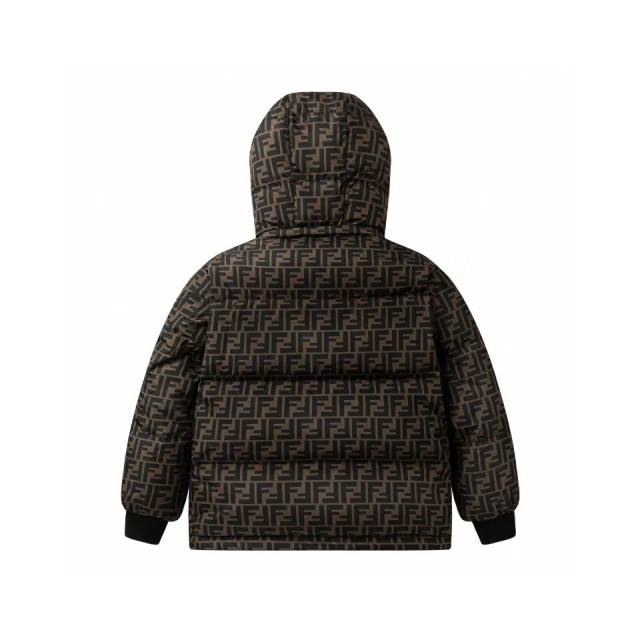 FENDI 2024 Autumn and Winter Double-sided Down Jacket Children's Wear